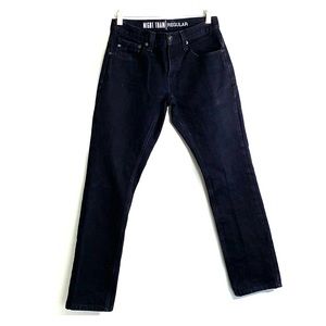 FREE WORLD ZUMIEZ • Night Train Black Denim Jeans